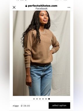 Perfect White Tee Izzy Sweatshirt